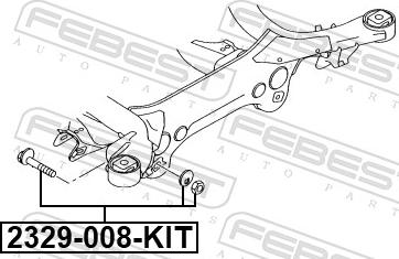 Febest 2329-008-KIT - SRUBA Z MIMOSR. ZEST. NAPR. AUDI VW