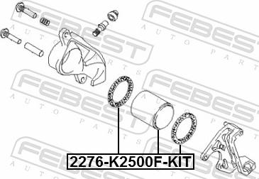 Febest 2276-K2500F-KIT - HAM.ZACISK REPERAT.K2700 2.7 D 06-