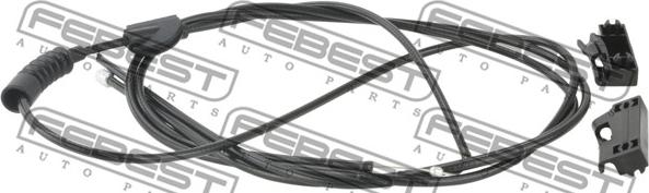 Febest 2799-HCS80 — Cięgno zamka pokrywy komory silnika