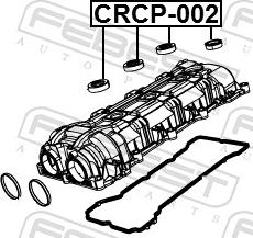 Febest CRCP-002 - PIERSCIEN USZCZ. GNIAZDA SWIECY  JEEP