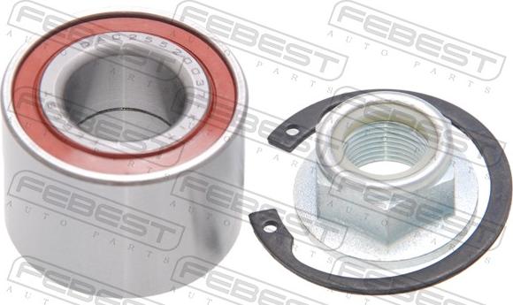 Febest DAC25520037-KIT — Zestaw łożysk koła