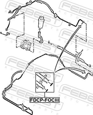 Febest FDCP-FOCIII - PIERSCIEN USZCZELNIAJACY BMW FORD