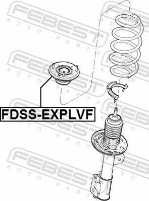 Febest FDSS-EXPLVF - MOCOW. AMORT. -P- FORD
