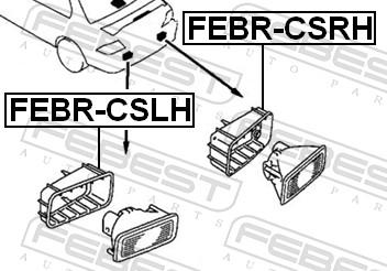 Febest FEBR-CSRH - OBUD. -T- PRAWEGO ŚW. PRZECIWMG. MITSUBI