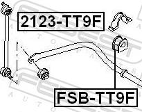 Febest FSB-TT9F - GUMA STABIL.-P-TRANSIT 00-        -20MM-
