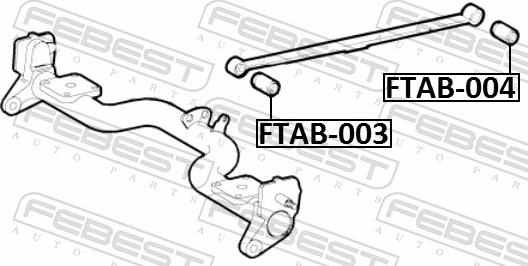 Febest FTAB-003 - TULEJA RESORA DOBLO 01-