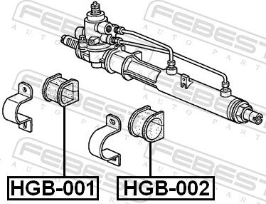 Febest HGB-001 - PODKŁADKA PRZEKŁADNI KIER. HONDA