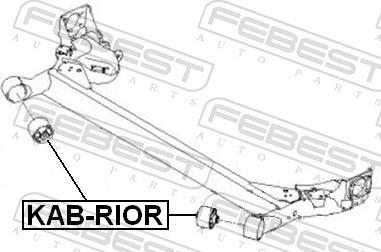 Febest KAB-RIOR - TULEJA BELKI -T-ACCENT 1.4 05-10 -LP-