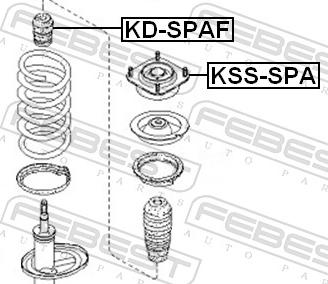 Febest KSS-SPA - MOCOW. AMORT. -P- HYUNDAI KIA