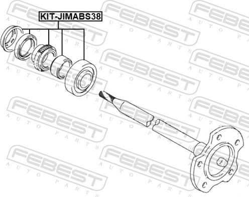 Febest KIT-JIMABS38 - ZEST. NAPR. LOZY. -T- SUZUKI