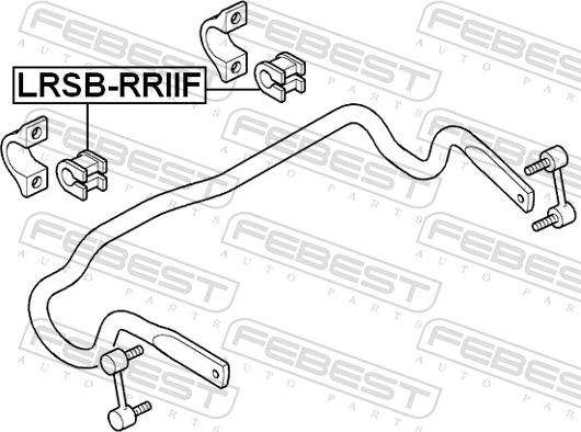 Febest LRSB-RRIIF - TULEJA STABIL.  -P- LAND ANR