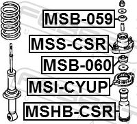 Febest MSI-CYUP - PODKLADKA SPREZ.-T-LANCER 1.5 07-