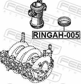 Febest RINGAH-005 - USZCZELKA PRZEPUSTNICY LOGAN 04-