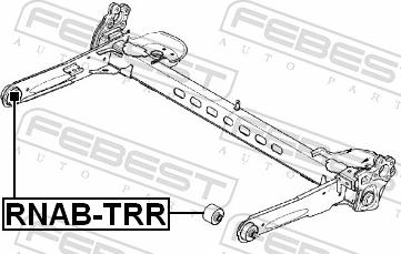 Febest RNAB-TRR - TULEJA BELKI -T-VIVARO 01-