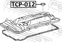 Febest TCP-012 - PIER. USZCZ. GNIAZDA ŚWIECY TOYOTA