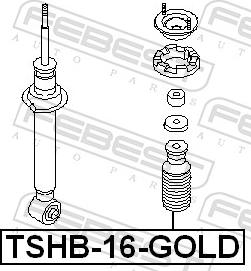 Febest TSHB-16-GOLD - AMORT.ODBOJ -T- NISSAN ALMERA
