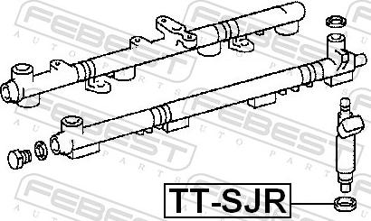 Febest TT-SJR - PIERSCIEN USZCZELNIAJACY WTRYSKIWACZA