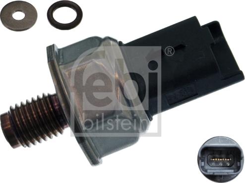 FEBI Bilstein 45187 - CZUJNIK CIŚN. PALIWA PEUGEOT 307 1.4HDI 02-