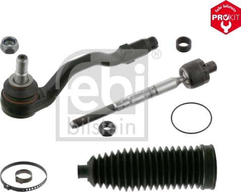 FEBI Bilstein 40552 - DRĄŻEK KIER. BMW X3 E83 03-10 LE-PR Z KOŃCÓWKĄ I OSŁONĄ