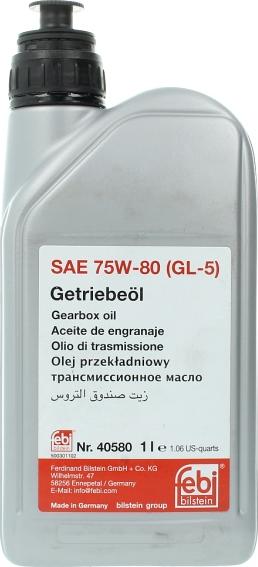 FEBI Bilstein 40580 — Olej przekładniowy