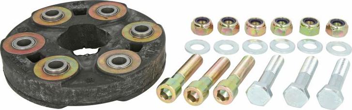 FEBI Bilstein 03567 - PRZEGUB ELAST. WAŁU DB W210 KPL. ZE ŚRUBAMI