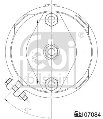FEBI Bilstein 07084 - Siłownik hamulcowy