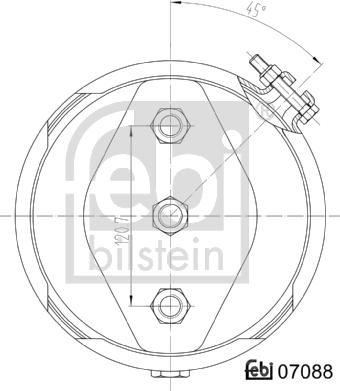 FEBI Bilstein 07088 - Siłownik hamulcowy