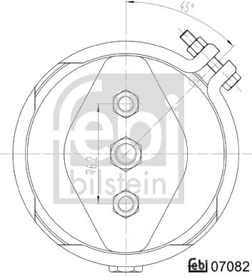 FEBI Bilstein 07082 - Siłownik hamulcowy