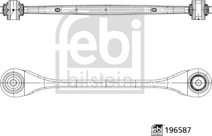 FEBI Bilstein 196587 — Wahacz, zawieszenie koła