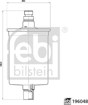 FEBI Bilstein 196048 — Filtr paliwa