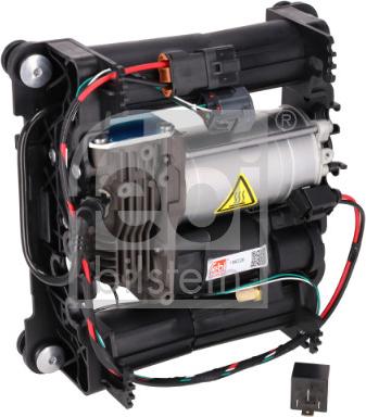 FEBI Bilstein 196226 - KOMPRESOR ZAWIESZENIA PNEUMATYCZNEGO LAND ROVER RANGE ROVER 02-12 Z RAMĄ DO MOCOWANIA