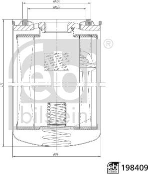 FEBI Bilstein 198409 — Filtr oleju