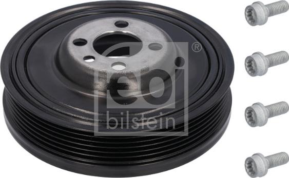 FEBI Bilstein 193722 - KOŁO PASOWE WAŁU KORBOWEGO VW 1.6TDI-2.0TDI KPL. ZE ŚRUBAMI