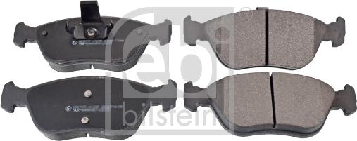FEBI Bilstein 16506 — Zestaw klocków hamulcowych, hamulce tarczowe
