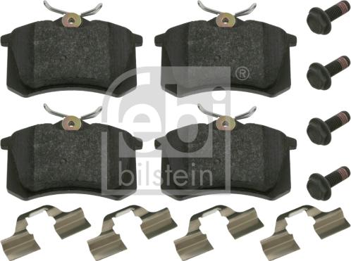 FEBI Bilstein 16052 - Zestaw klocków hamulcowych, hamulce tarczowe