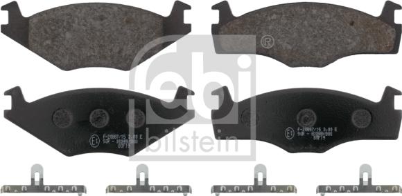 FEBI Bilstein 16076 — Zestaw klocków hamulcowych, hamulce tarczowe
