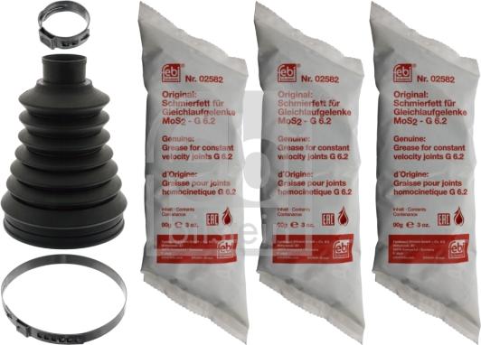 FEBI Bilstein 100299 - OSŁONA PRZEGUBU CITROEN ZEW. SAXO 108X23.5X74.5
