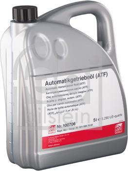 FEBI Bilstein 100706 - OLEJ ATF 134 FE 5L DB - 236.15 - PRZEKŁADNIOWY NIEBIESKI - FEBI
