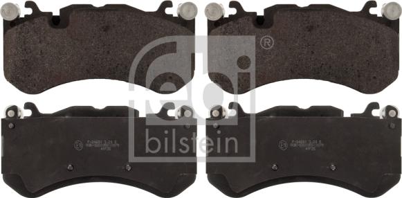 FEBI Bilstein 116141 — Zestaw klocków hamulcowych, hamulce tarczowe