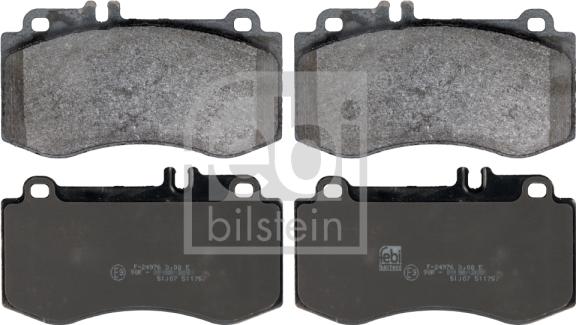 FEBI Bilstein 116131 — Zestaw klocków hamulcowych, hamulce tarczowe