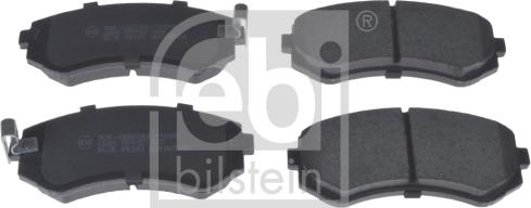 FEBI Bilstein 116349 — Zestaw klocków hamulcowych, hamulce tarczowe