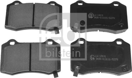 FEBI Bilstein 116382 — Zestaw klocków hamulcowych, hamulce tarczowe