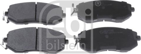 FEBI Bilstein 116326 — Zestaw klocków hamulcowych, hamulce tarczowe