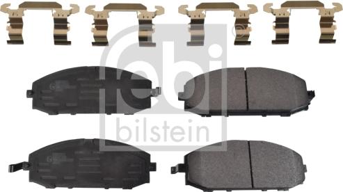 FEBI Bilstein 116377 — Zestaw klocków hamulcowych, hamulce tarczowe