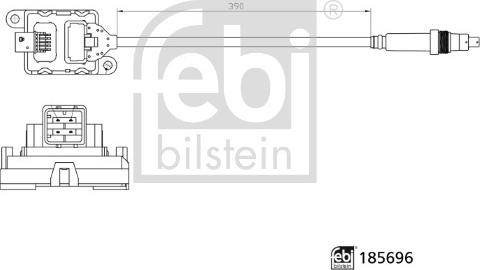 FEBI Bilstein 185696 — Czujni NOx, wtrysk mocznika