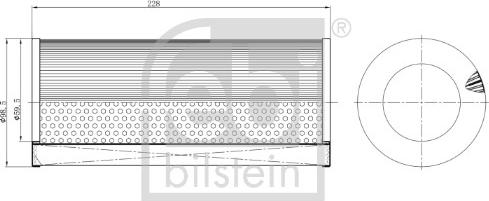 FEBI Bilstein 186038 — Filtr oleju