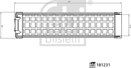 FEBI Bilstein 181231 — Filtr powietrza