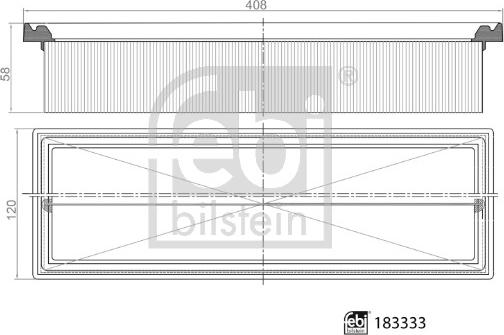 FEBI Bilstein 183333 — Filtr kabinowy