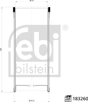 FEBI Bilstein 183260 — Filtr powietrza