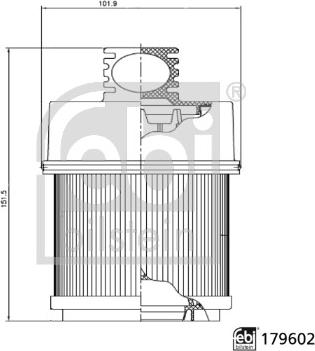 FEBI Bilstein 179602 — Filtr płynu chłodzącego